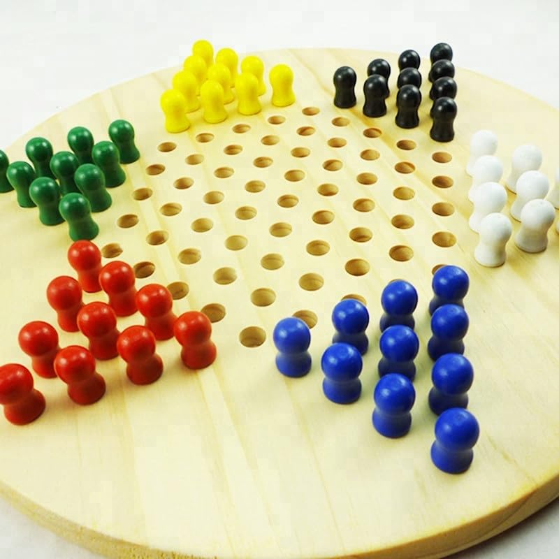 Tokid Toys-Delivers Bundle of Joy Chinese Checkers Wooden Board Game Classic Strategy and Fun Family Game, Includes 60 Wooden Pegs in Colors, Made with All Natural Materials (11.5 inch) (B0DFYNXTPN) Amazon Price History, Amazon Price Tracker