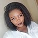 Natural Color Italian Yaki Short Bob Cuts Brazilian Virgin Human Hair Full Lace Wigs For Black Women Short Glueless Lace Front coarse yaki Wig Bob with Baby Hair