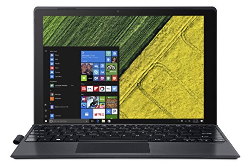 Image of acer Switch 5, 12.0 inch QHD Touch, 7th Gen Intel Core i7-7500U, 8GB LPDDR3, 512GB SSD, Active Stylus, SW512-52-77CB, Black