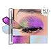 CHARMACY Multichrome 2 in 1 Cream Eyeshadow Stick, Waterproof Eye Brightener Highlighter Stick Makeup, High Pigmented, Smudge-Proof, Vegan & Cruelty-Free (#901)