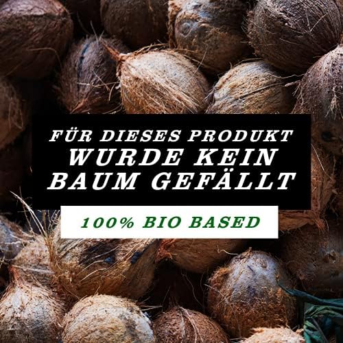 Kokosnuss Kohle mit Langer Brenndauer I Grillkohle Hexagonal I wenig Asche I geringe Rauchentwicklung I Nachhaltige Naturkohle I Kohle Stangen in Profi Qualität I 10 kg