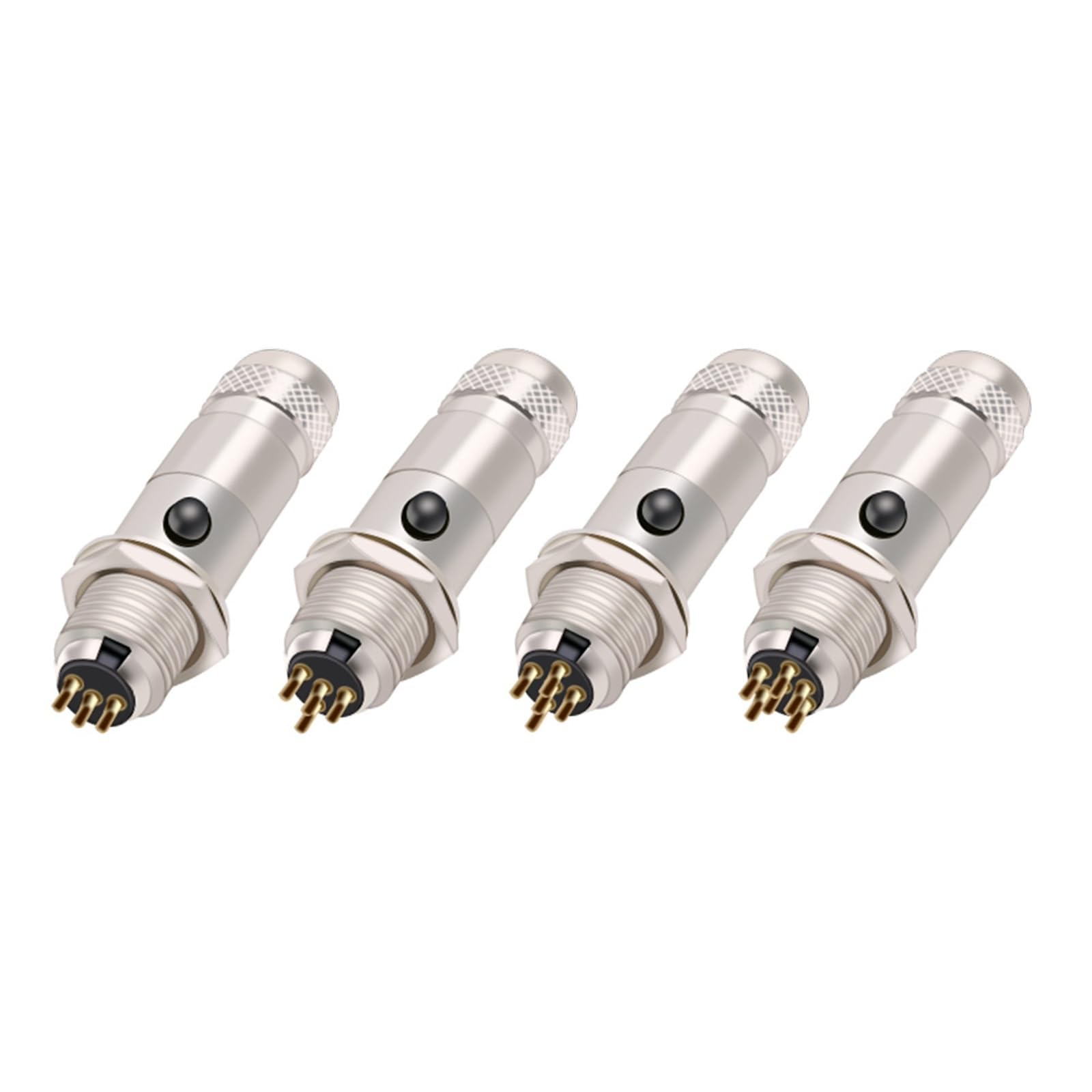 10 Sätze/los Mini XLR 3 4 5 6 Pin Buchse Stecker + Männlich Buchse Kleine XLR Audio Mikrofon MIC Adapter löten Draht Stecker (Color : 10xM 10xF 5P-02)
