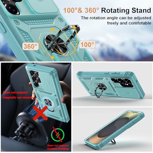 Coque Samsung Galaxy robuste blindée avec cache caméra et support magnétique - 3
