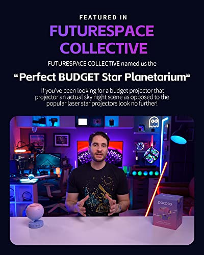 Pococo Home Planetarium Star Projector: Ultra Clear Galaxy Projector For Bedroom Birthday Anniversary Valentines Gift Ideas For Her Girlfriend Women Wife Stress Relief Gift Night Light For Room Decor #TOP6
