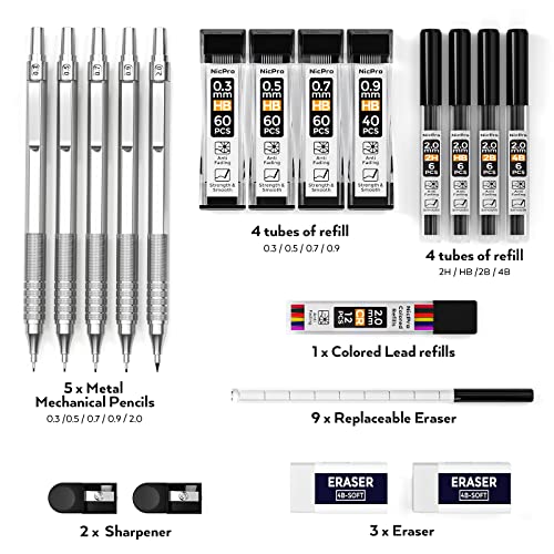 20 Best Metal Mechanical Pencils Of 2023(Reviews & Comparison) BDR