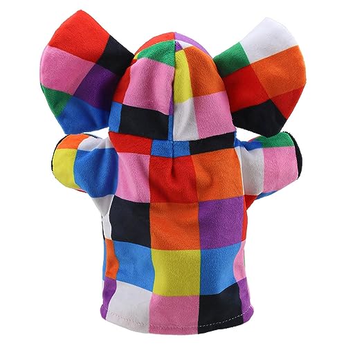 Marioneta de elefante Elmer de The Puppet Company mini peluche infantil 3