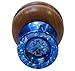 Yoyo King Dr. Smalls 3/4 Sized Metal Yoyo with Narrow Responsive and Wide Nonresponsive C Bearing and Extra Yoyo String (Blue)