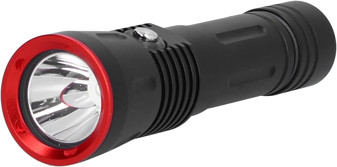 Dive Light Diving Flashlight Dive Torch 3000LM IP68 Dive Light Snorkeling Diving LED Underwater Continuous Lights