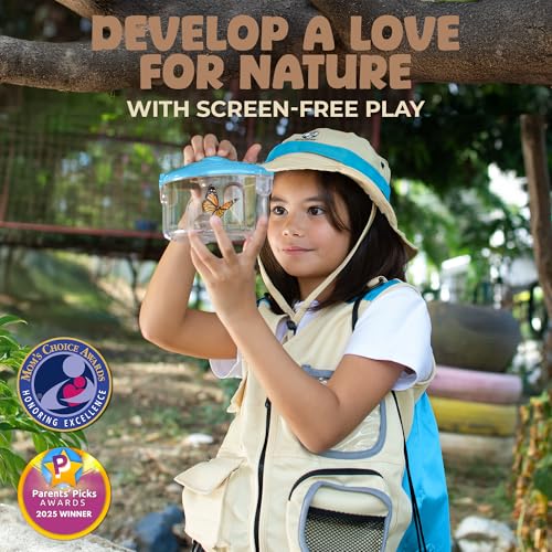 Image of Kids Explorer Kit with Safari Vest & Hat for 7-12 Year Old Boys & Girls | Cute Dress-Up Zookeeper Costume & Safari Costume for Boys & Girls - Included Adventure Guide & Scavenger Hunt