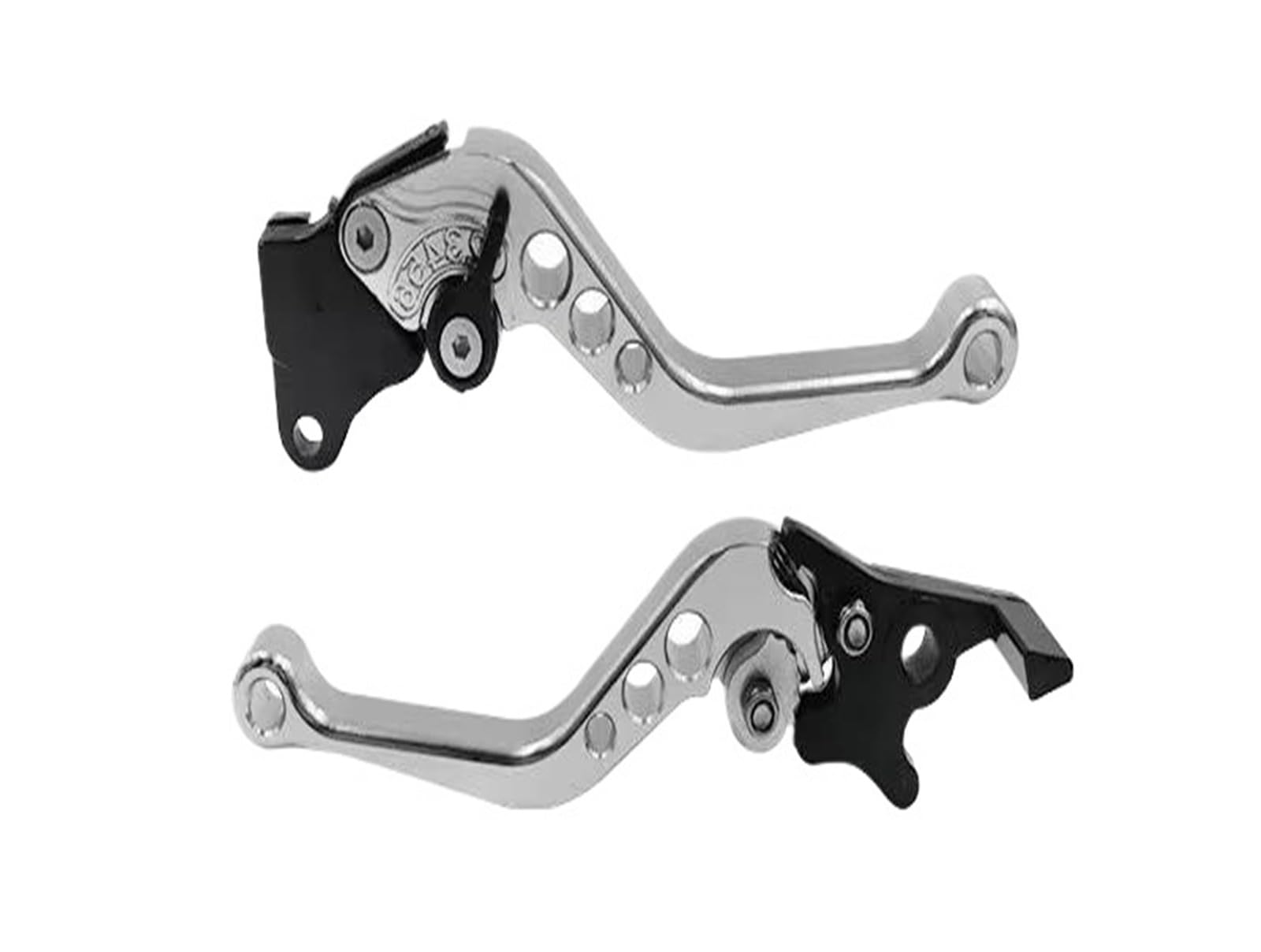 Super Dafi 8 Brake Clutch Levers Cnc Adjustable For 125Cc Motorcycle Brake Handle Modification Clutch Drum Lever Handlebar Set Modified Parts Clutch Brake Lever(8)
