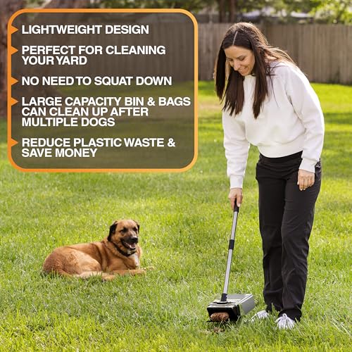 image for Neater Pet Brands Lift N’ Bag 2.0 Dog Pooper Scooper with Bag Attach