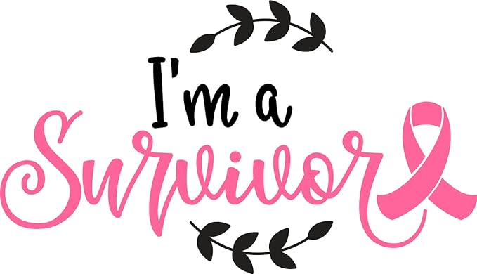 I'm A Survivor | Breast Cancer | Awareness Month | Great Gift Idea|Single |5 Inch Magnet | Made in The USA | Car Auto Tool Box RefrigeratorMagnet | FBMMAG11813