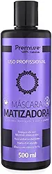 Premisse Máscara Matizadora para Cabelos Loiros, Descoloridos e Grisalhos 500ml, Uso Profissional, com Aminoácidos