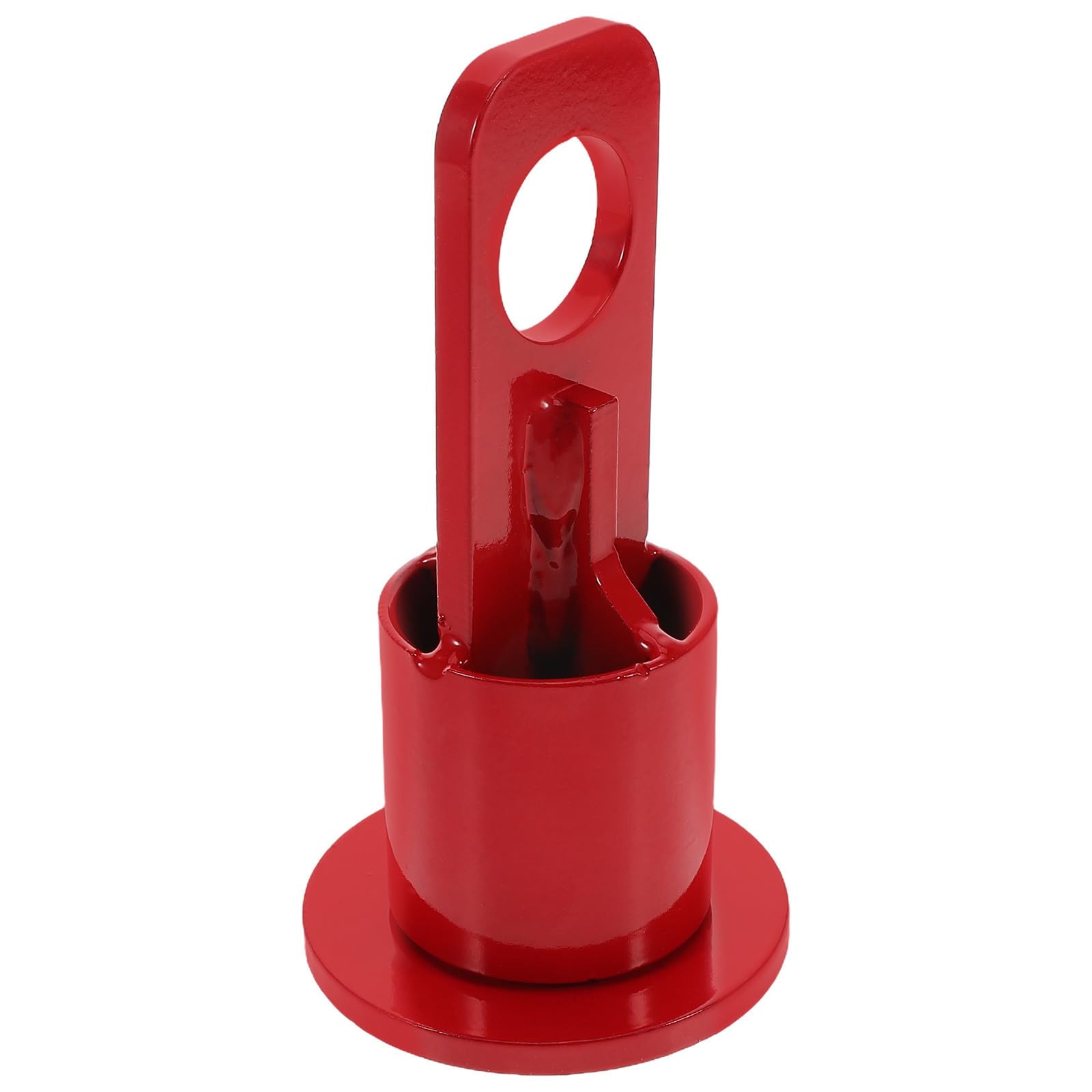 DECHOUS Gancho de Remolque Conexión Estable y Resistente a Daños Rojo Diseño Estilizado de Hierro Soporte de Elevación para Tráiler