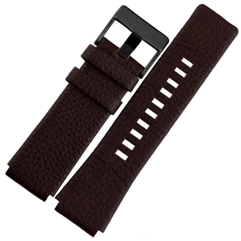 Bracelet cuir de remplacement convexe pour montre Diesel DZ1132