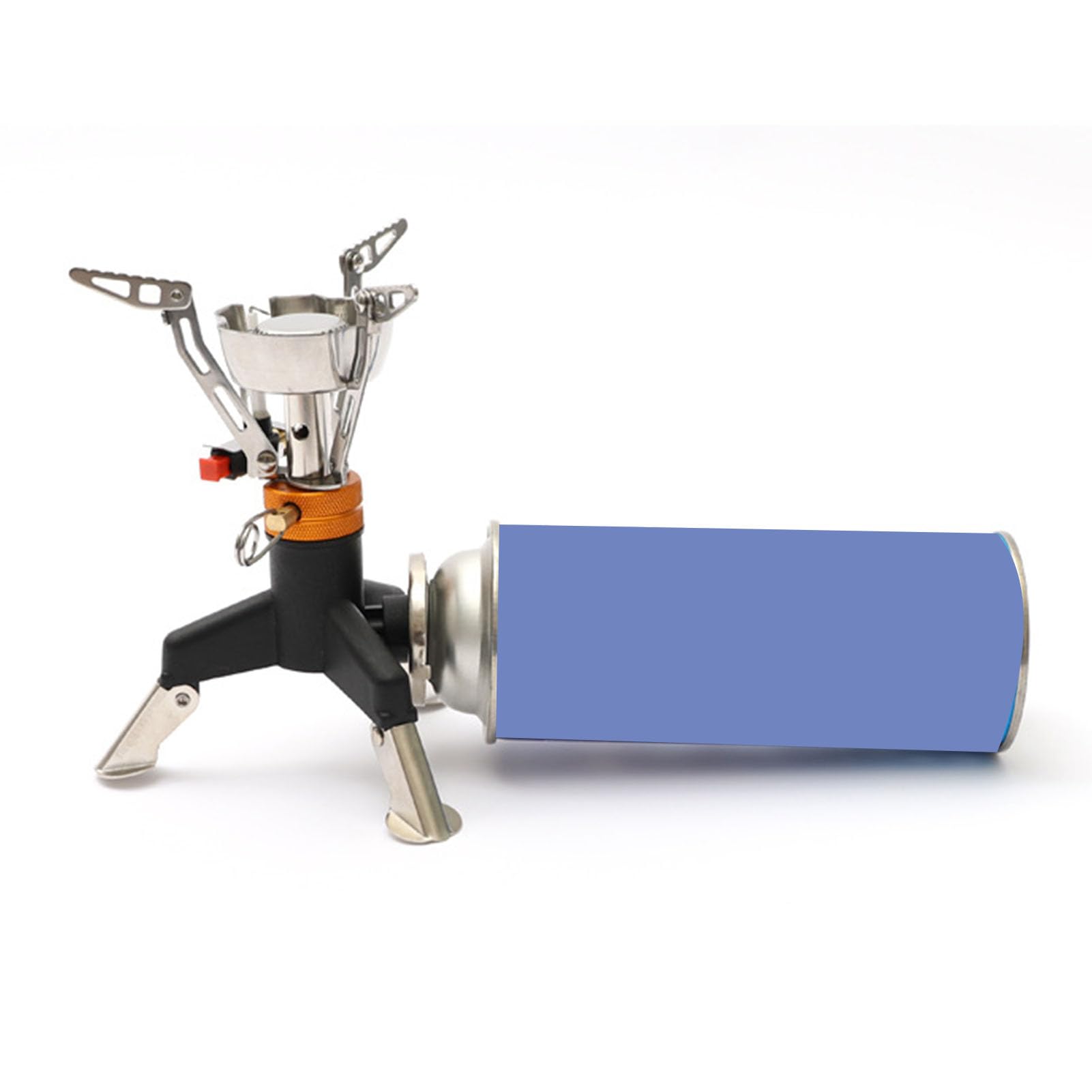 Gas Stove Tripod Stand Adapter Stainless Steel Gas Tank Conversion with Locking Function Outdoor Camping Hiking