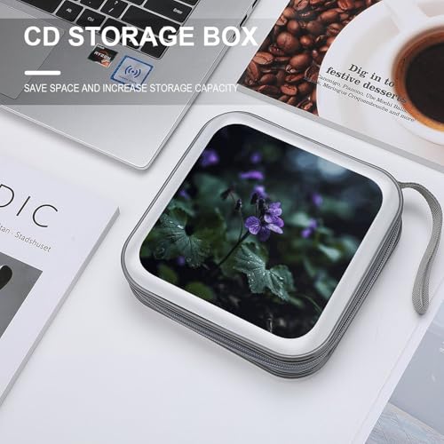 Étui CD rigide fini les boîtiers cassés rangement 40 DVD fleurs