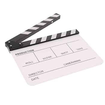 Amazon | カチンコ 映画製作 撮影小道具 風 内蔵 カラー | 撮影