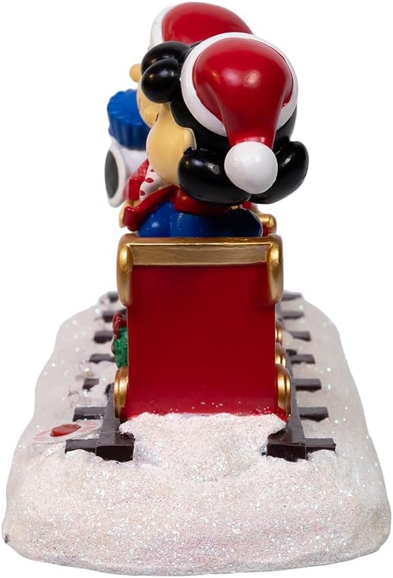Kurt Adler Battery Operated Peanuts Musical Train Table décor