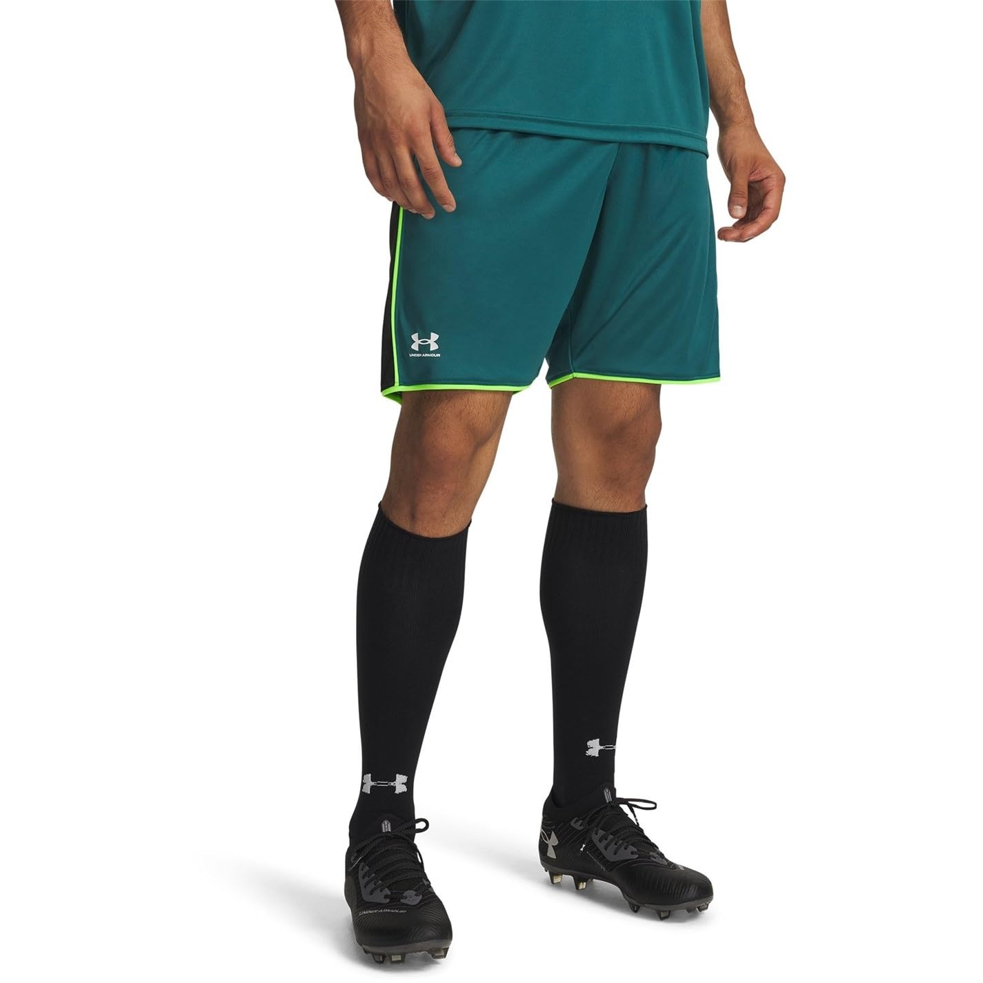 Under Armour Challenger Shorts Light/Green/White