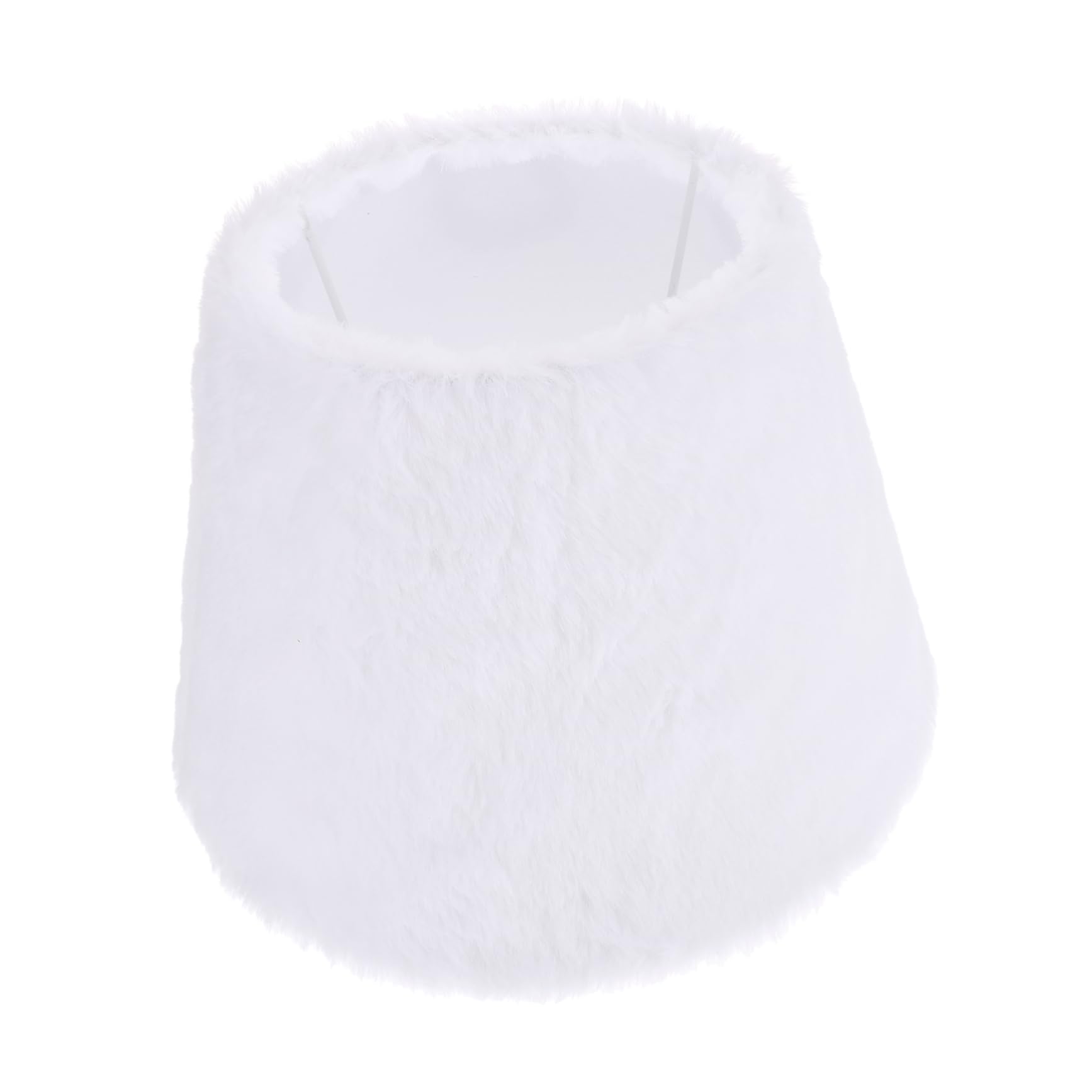DOITOOL E27 Plush Lamp Shade Lampshades for Table Lamp Soft Velvet Cover for Bulb