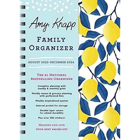 2024 Amy Knapp's Family Organizer: 17-Month Weekly Planner for Mom (Includes Stickers, Thru December 2024) (Amy Knapp's Plan Your Life Calendars) Cover