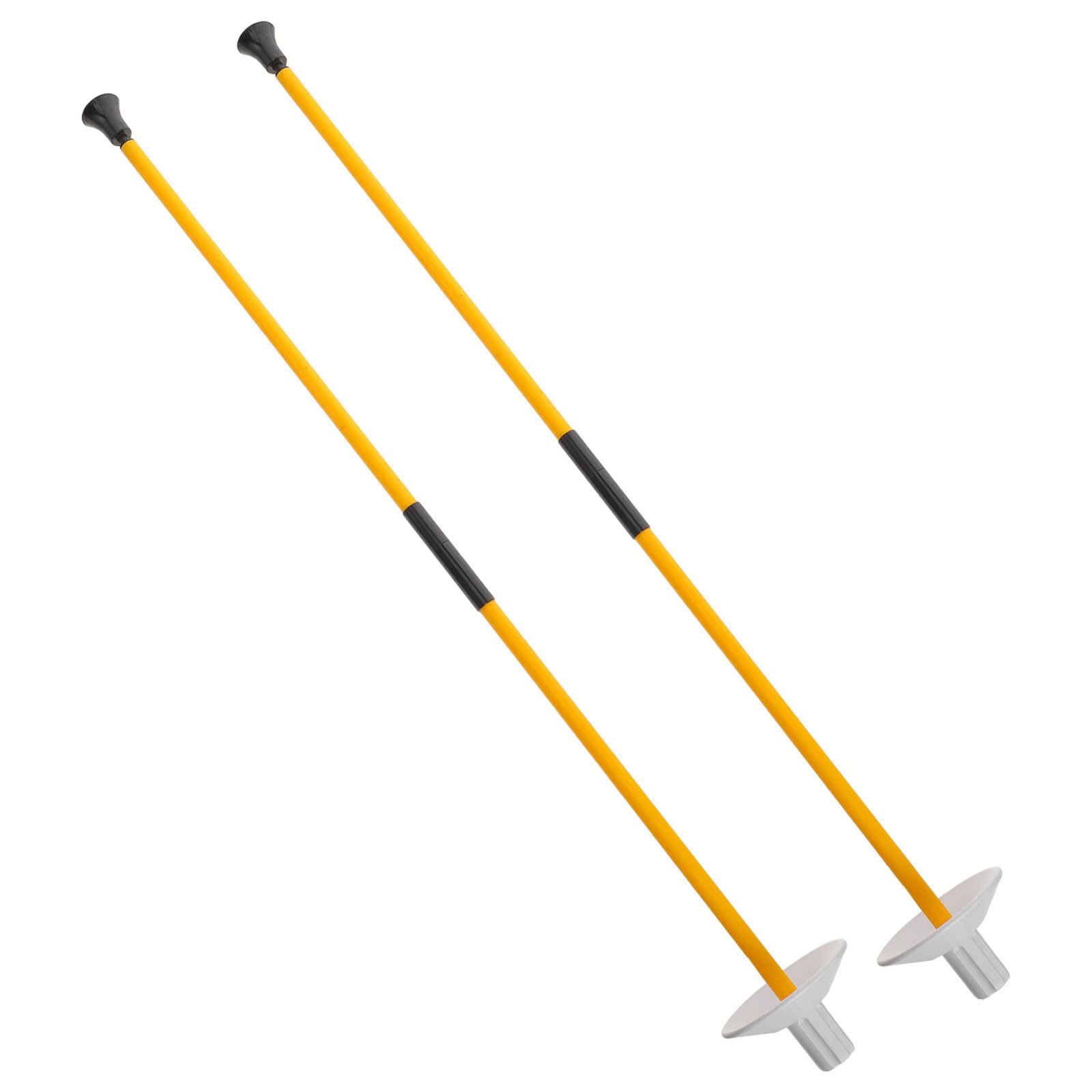 FRCOLOR 2 Stück abnehmbare, tragbare Golf-Flaggenstangen, 31,5 Zoll