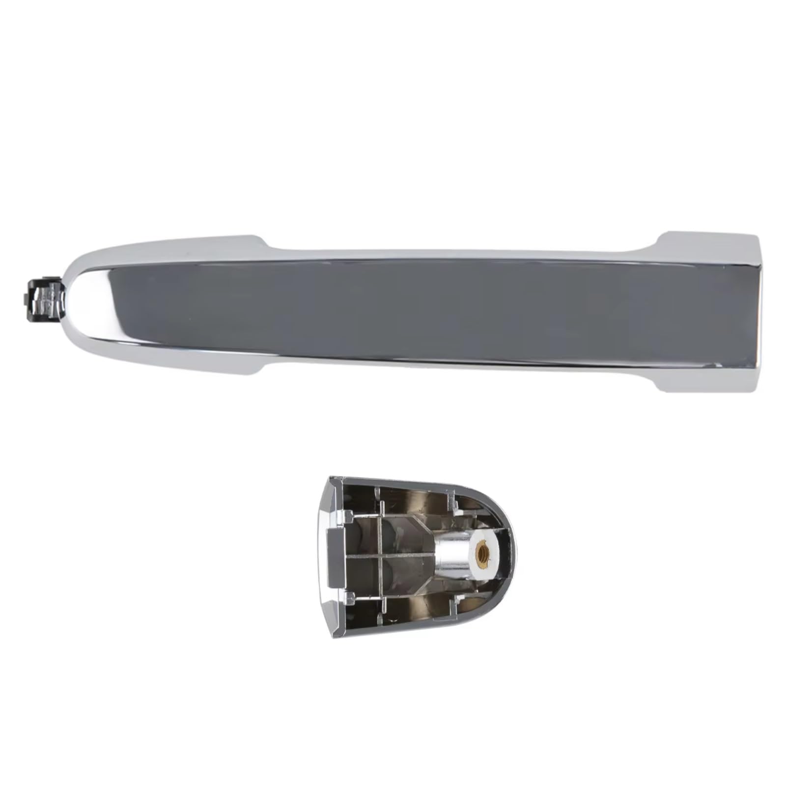 IUKMR for Toyota for Camry for Vios for Fortuner for Hilux for Vigo for Corolla for Matrix for Yaris 2005-2015 Exterior Outer Door Handle Chrome Car Outer Door Handle(Front Without Hole)