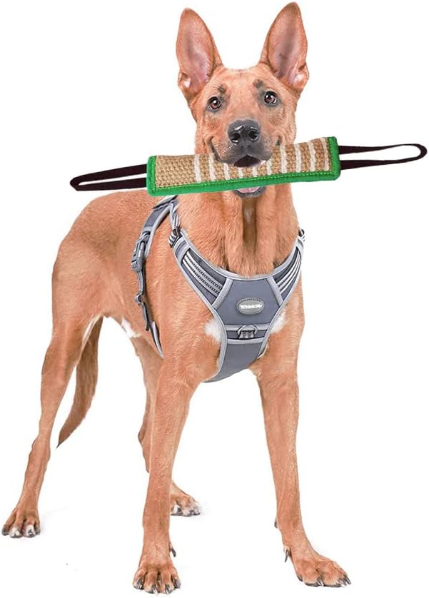 6pcs Pet Dog Training Bite Pillow Jute Bite Stick Dog Tug Toy Durable Bite Sleeve Training Equipment for K9 Puppy to Large Police Dogs Interactive Play (30 x 7cm, 11.8x2.75inch)