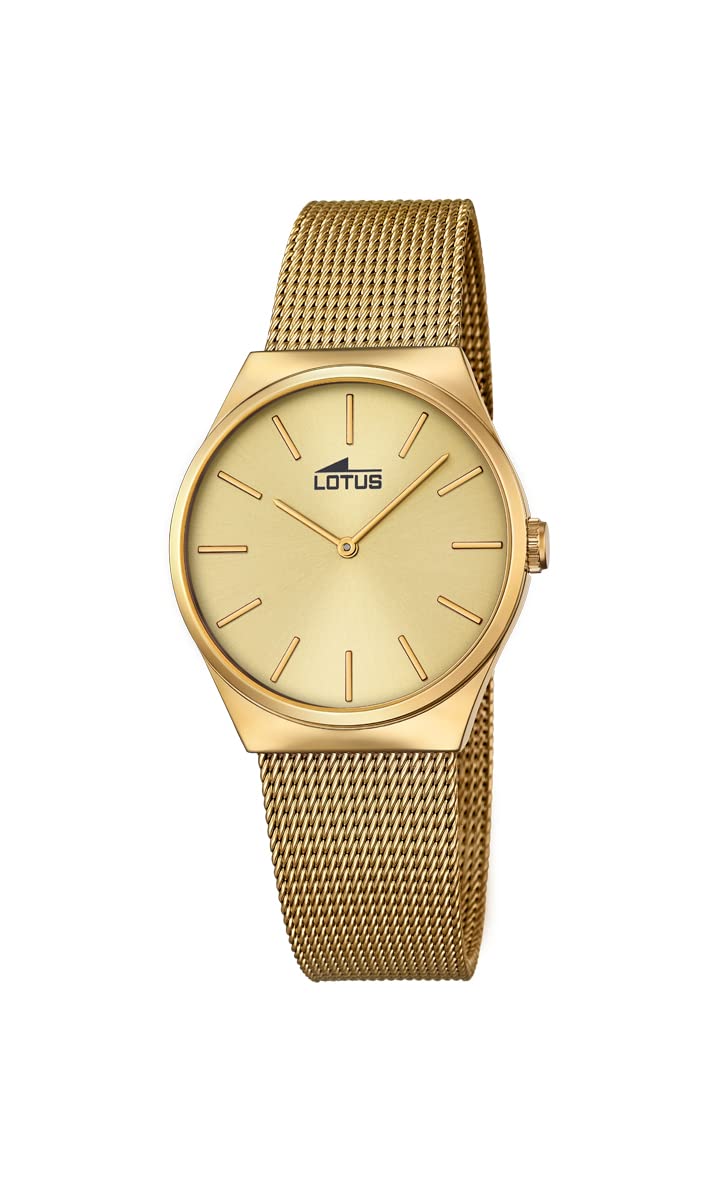LOTUSReloj Mujer 18481/2 Outlet Caja de Acero Inoxidable 316l Dorado Correa de Acero Inoxidable 316l Gris Plata
