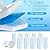 50 Pcs Disposable Toilet Brush Refills, Toilet Bowl Cleaning Wand Refills, Toilet Brush Replacement Head for Bathroom and Toilet Cleaning
