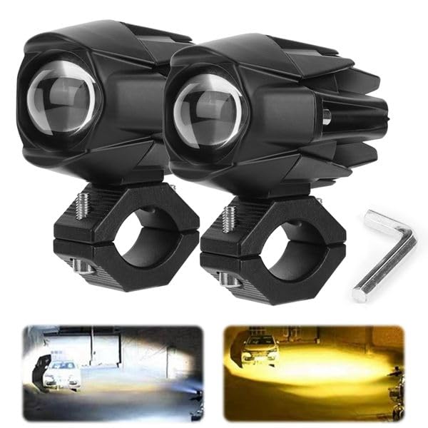 LED para motocicleta impermeable universal con soportes de montaje robustos 3