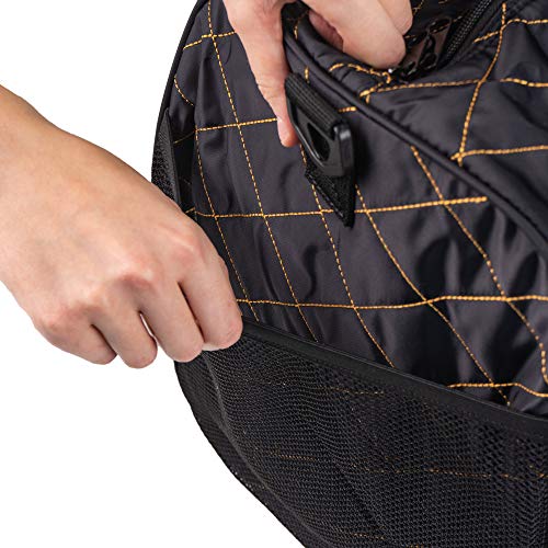 Gold And Black Dance Bag - Volleyball Bag - Soccer Bag - Duffle Bag For Kids - Dance Bags For Girls - Kids Duffle Bag - Ballet Bag - Gymnastics Duffle Bags For Girls And Boys - LITZ Travel Duffle