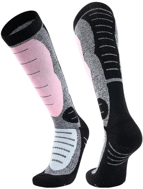 Adult Warm Ski Socks For Men Women Winter High-cut Outdoor Hiking for Circulation, Athletic Recovery & Travel