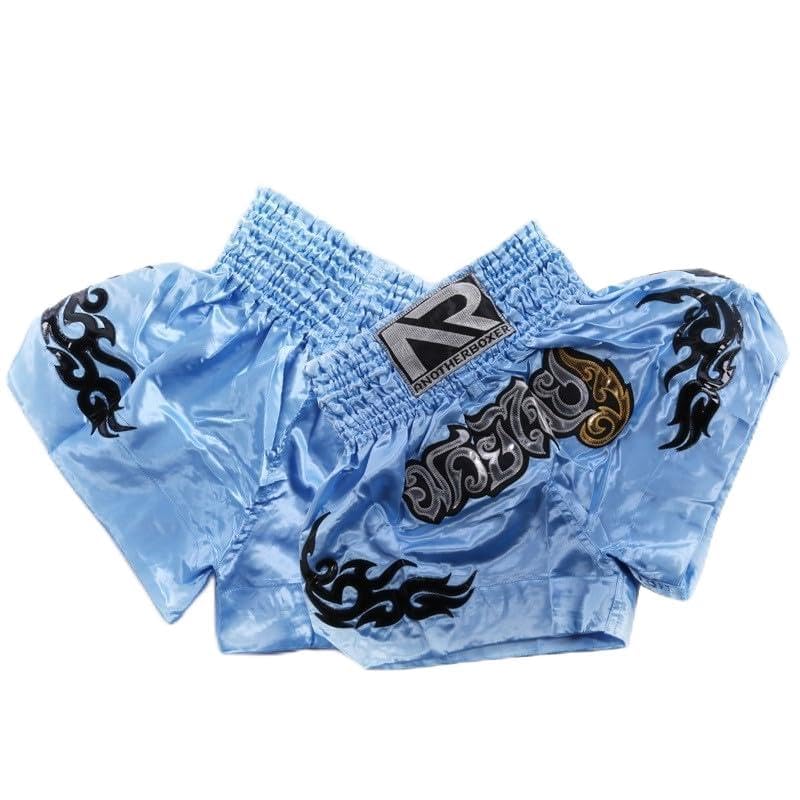 Pantaloncini da allenamento Muay Thai per bambini, ideali per Kick Boxing con comodo elastico in vita