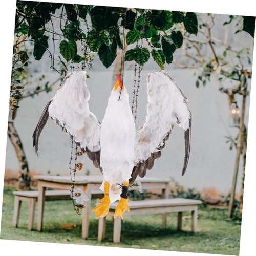 Mouette simulée résistante en matériau plastique pour ornement durable - 6