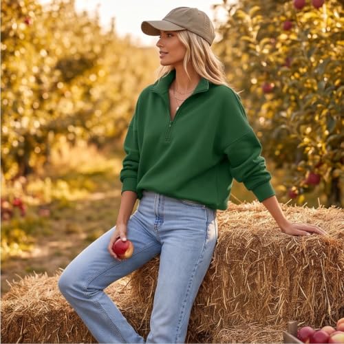 Zip Up Hoodie Women Oversized School Fleece Long Sleeve Sweatshirt - image 7