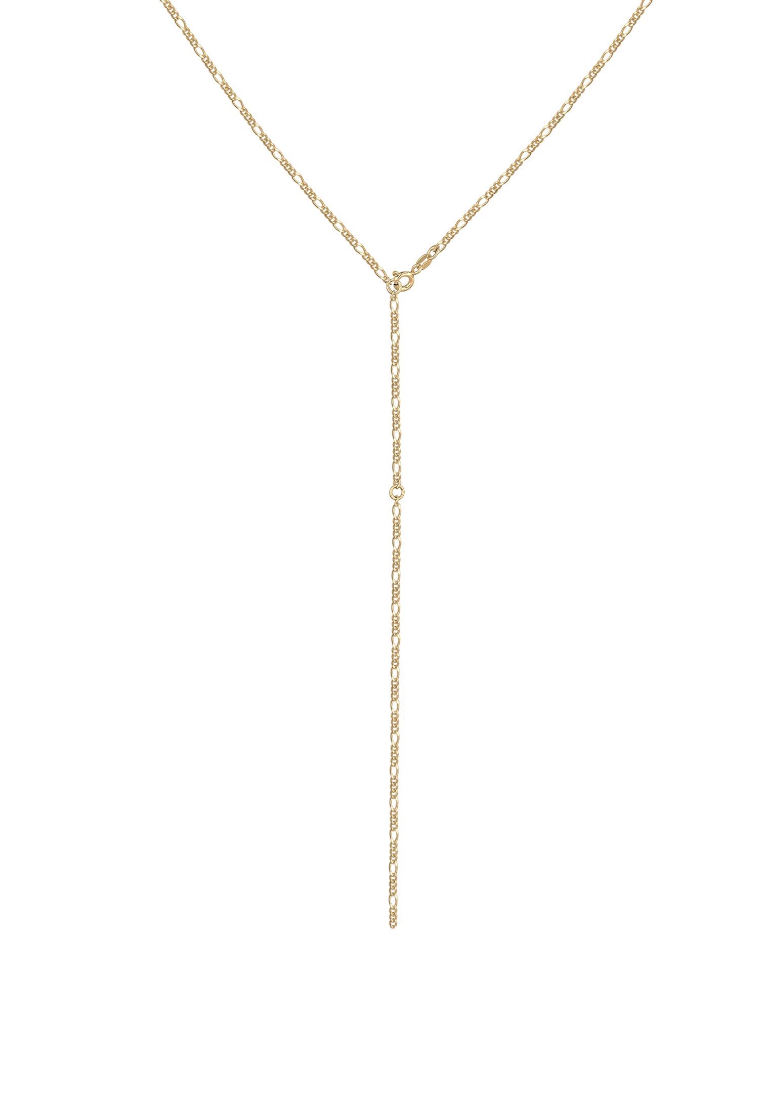 Elli Halskette Damen Figaro Y-Kette Trend Verstellbar 925 Silber