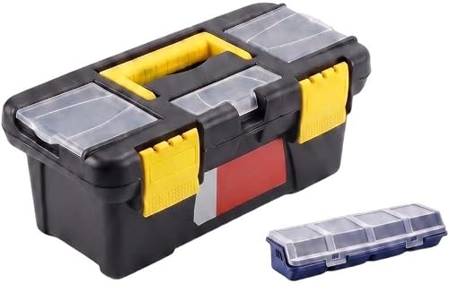 Boîte à outils en plastique 25,4 cm avec plateau amovible et 4 l 