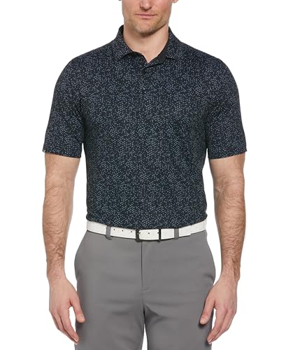 Polo de golf para hombre Callaway con estampado Chevron, manga corta, tecnología Swing Tech y absorción de humedad miniatura 1