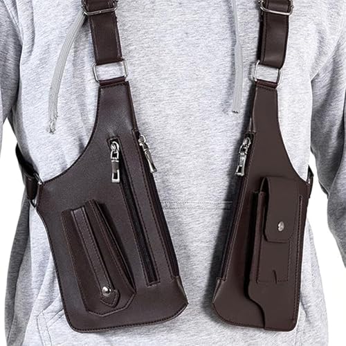 Sac de cuir réglable d'aisselle homme idéal pour vos déplacements - 3