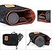 S-ZONE Soft Camera Bag DSLR Insert Handbag Drawstring Lens Case Compatible with Canon Nikon Sony