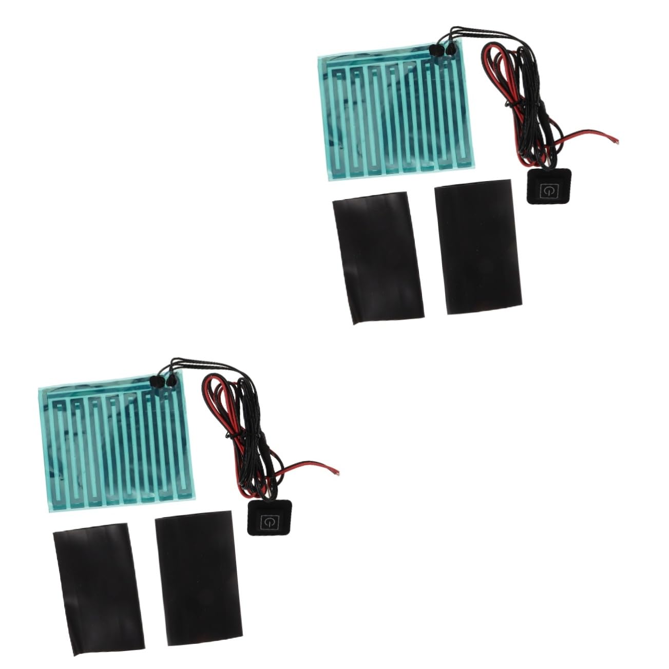 2pièces Poignées Chauffantes Électriques Universelles pour Réglables Vitesses avec Indépendant Installation Facile Et Antidérapantes Housse De Guidon Chauffante