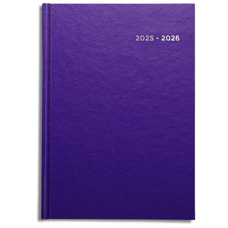 Academic Diary 2026-2027 A4 Page a Day by Pirongs, Purple