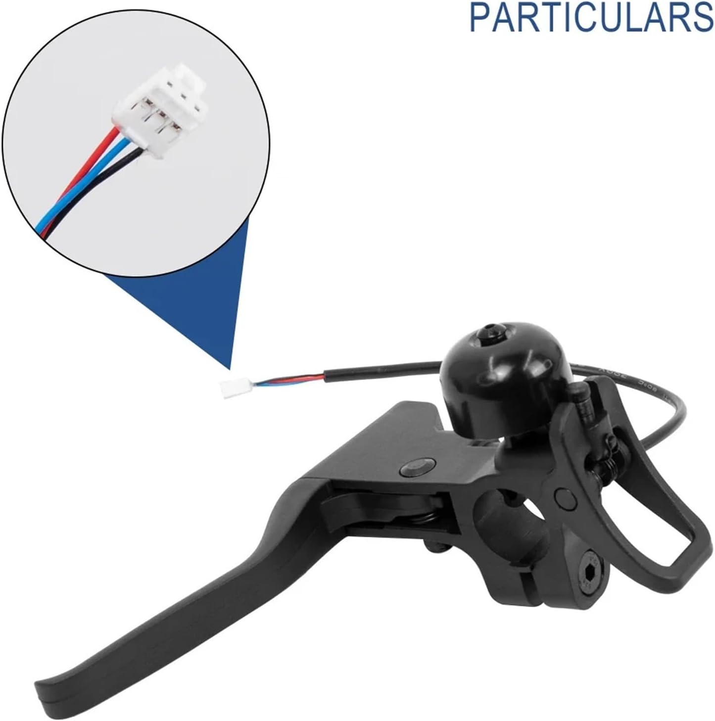 Scooter Parts Waterproof Brake Handle with Horn Compatible with Xiaomi 4 Electric Scooter Mi4/4 Pro E-Scooter Durable Brake Lever with Bell Accessories