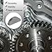 MECCANIXITY 16 Pcs Woodruff Key, 19x4x7mm Carbon Steel Metric Woodruff Semicircle Key Half Moon Tool Keys for Mechanical Fasteners Industry