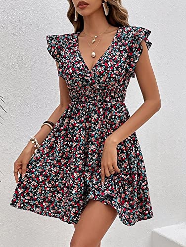 Image of Leriya Fashion Women Fit & Flare Rayon LF-WD1110 Standard Length Dress