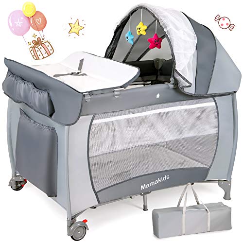 Baby Nursery Decoration & Furniture Moby System 2in1 Bedside Cot Crib