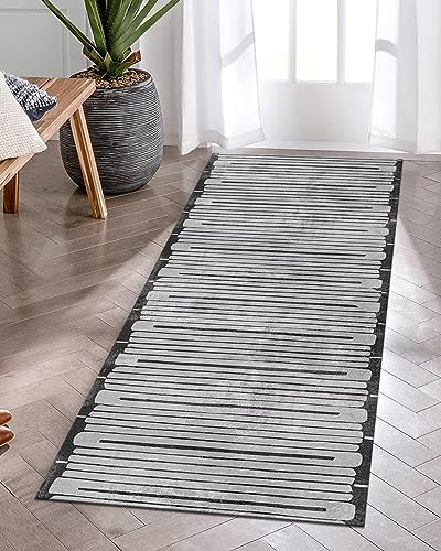 Tapis de couloir lavable polyvalent pour embellir votre salon moderne