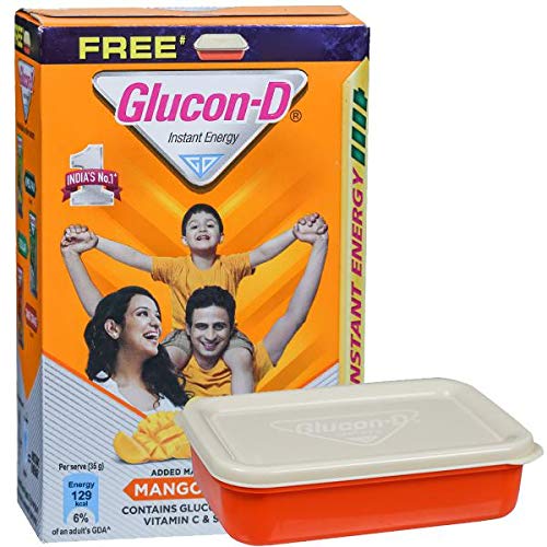 Image of Glucon-D Instant Energy Health Drink 450gm, Pack 1, Assorted Flavours (Mango Punch)